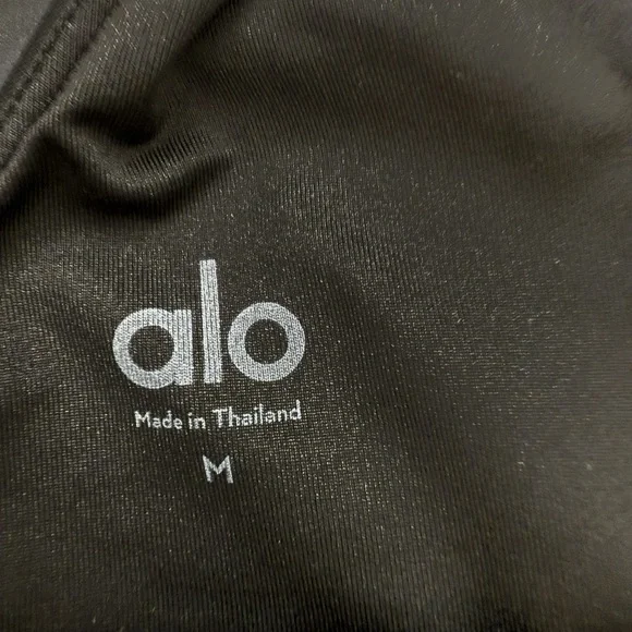 Alo Airlift Double Trouble Mesh Detail Tennis Dress Black Size M - Picture 9 of 10